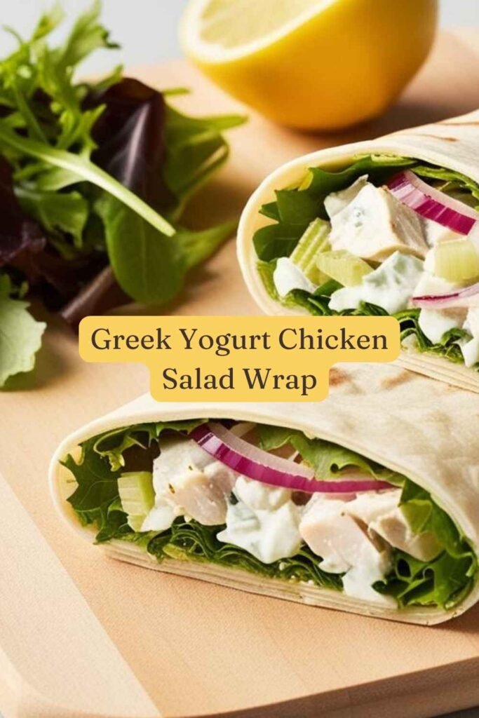 Greek Yogurt Chicken Salad Wrap