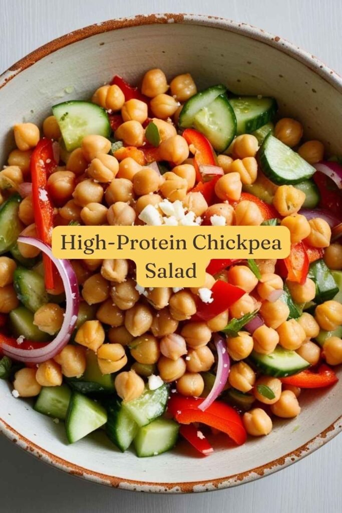 High-Protein Chickpea Salad