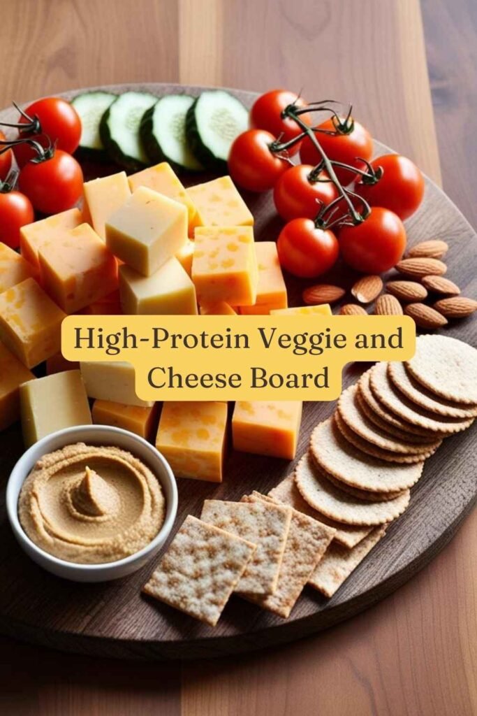 High-Protein Veggie and Cheese Board