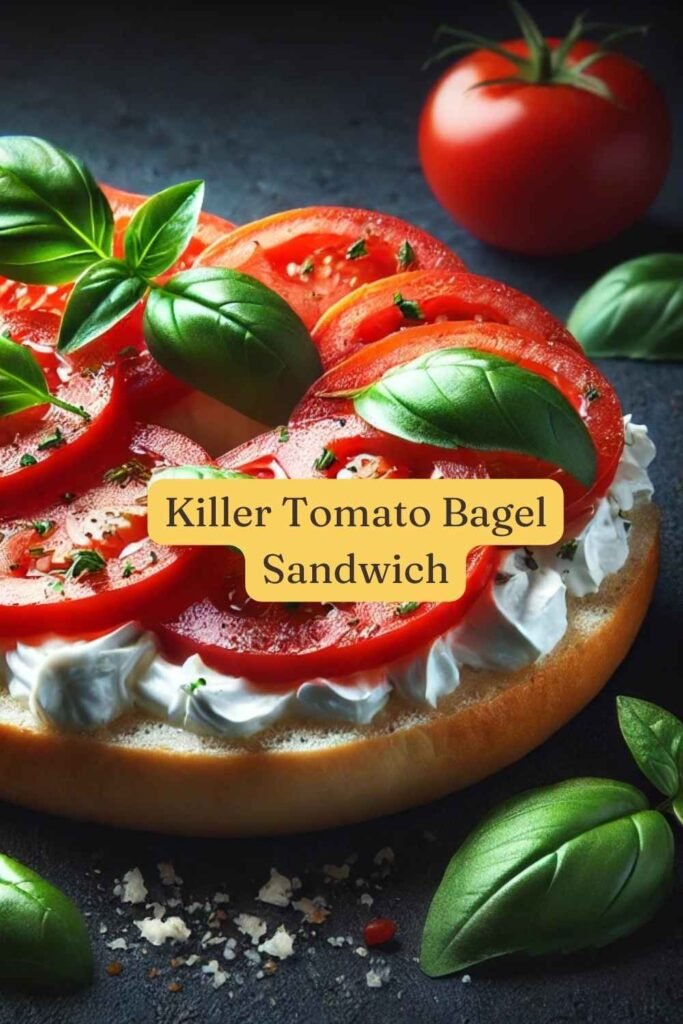 Killer Tomato Bagel Sandwich