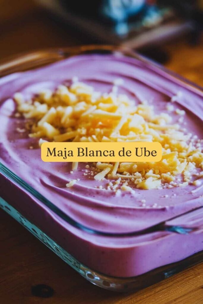 Maja Blanca de Ube