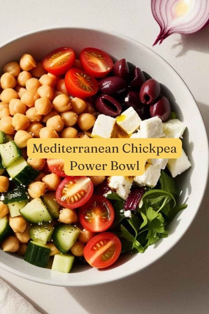 Mediterranean Chickpea Power Bowl