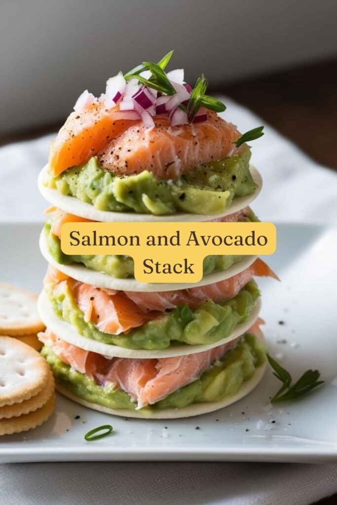 Salmon and Avocado Stack