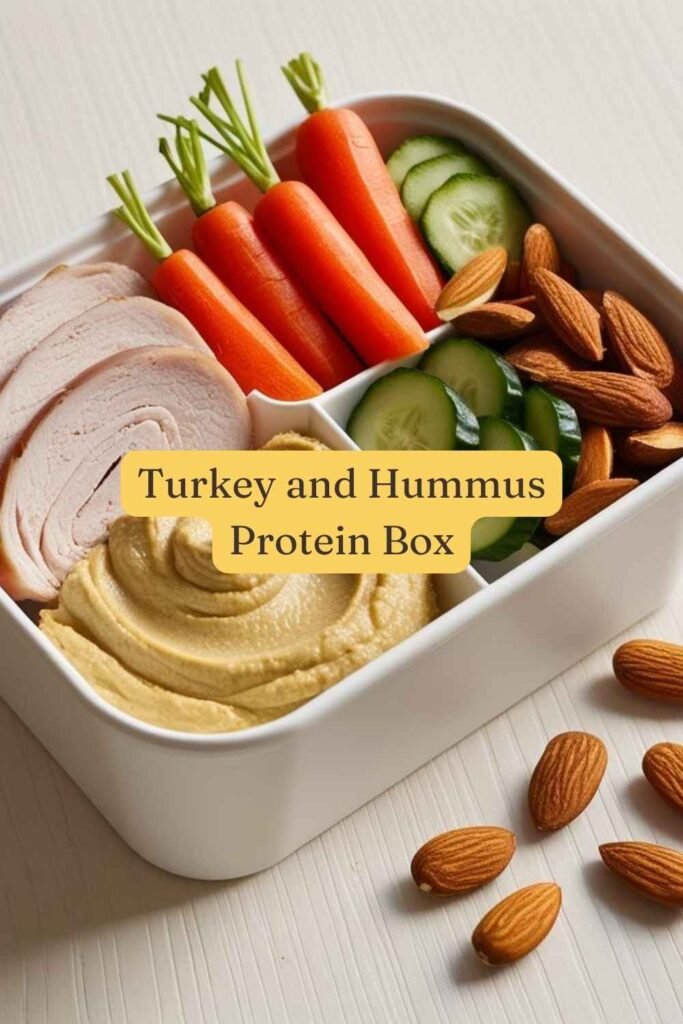 Turkey and Hummus Protein Box