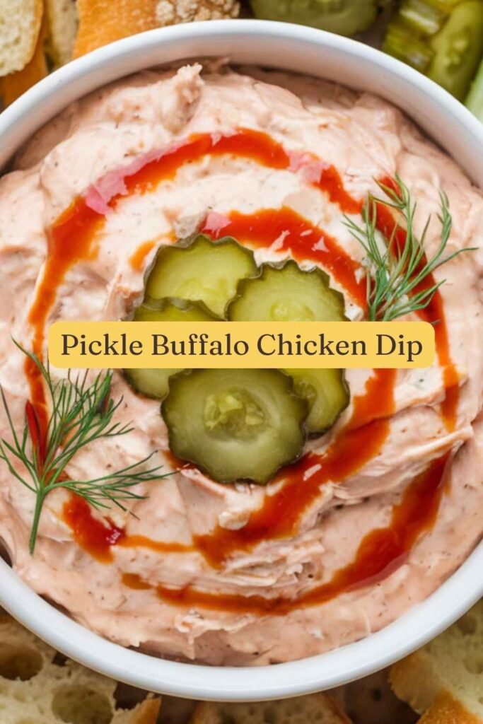 Pickle Buffalo Chicken Dip